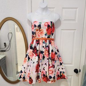 City Chic NEW PERFECT FLORAL Gorgeous Fit and Flare Dress - Size XS NWOT